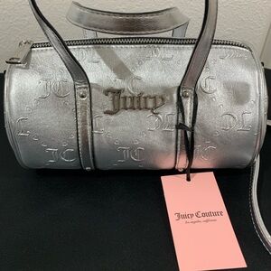 Juicy Couture Metallic Silver Mini Bag